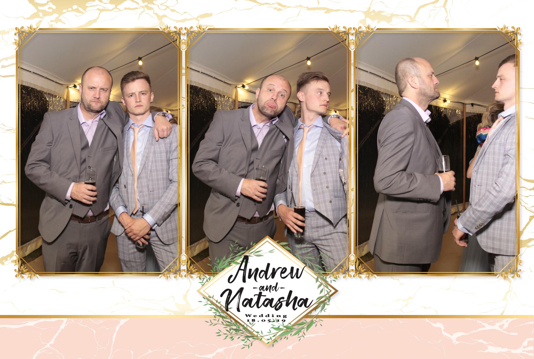 Andrew & Natasha's Wedding  | View more photos from the event at gallery.myphotoboothexperience.co.uk/u/MyPhotoBoothExperienceLtd/Andrew-Natashas-Wedding